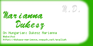 marianna dukesz business card